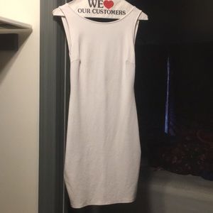 White form fitting dress